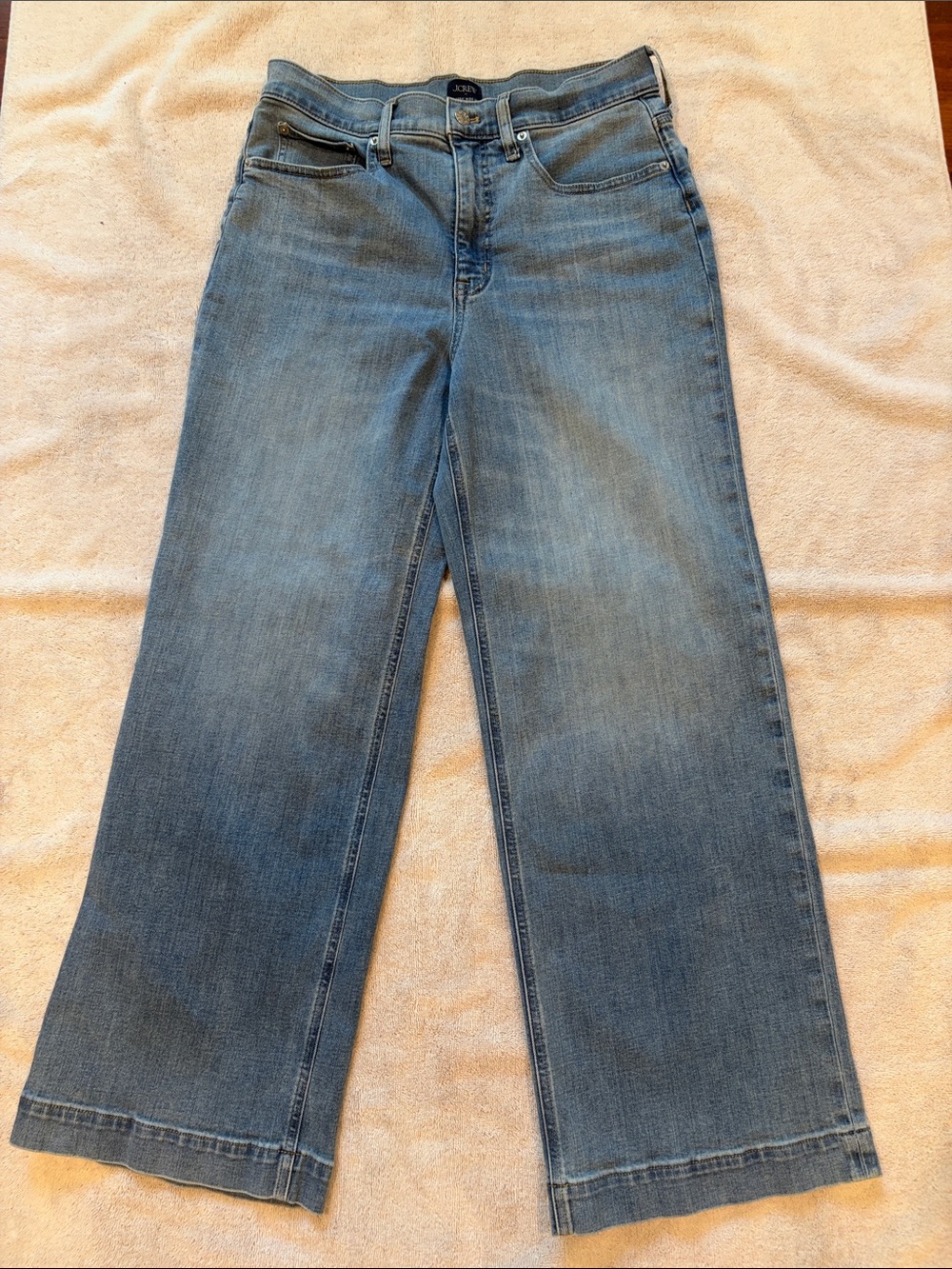 J Crew Factory - Classic Wide Leg - Indigo River Wash Jeans